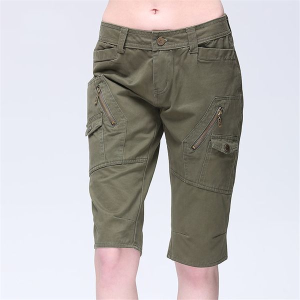 

outdoor women's tactical short new multi-pocket casual breathable sport shorts trekking camping climbing tooling shorts, Brown;gray