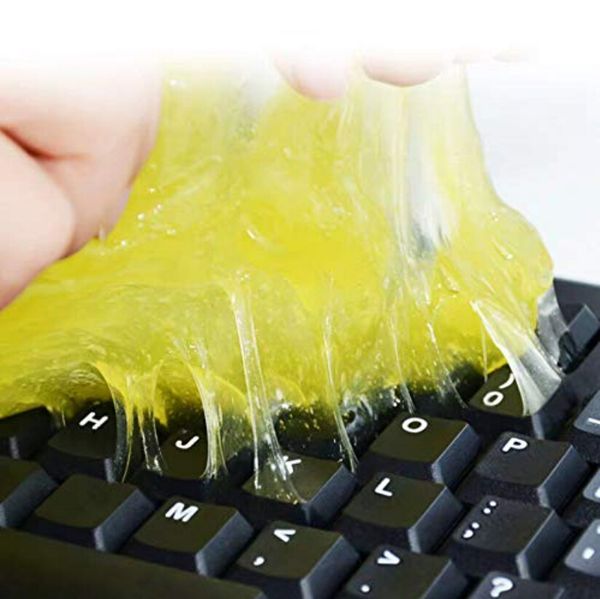 

car keyboard cleaner glue gel interior panel air vent outlet dashboard dust magic cleaning tool lapsponge mud remover