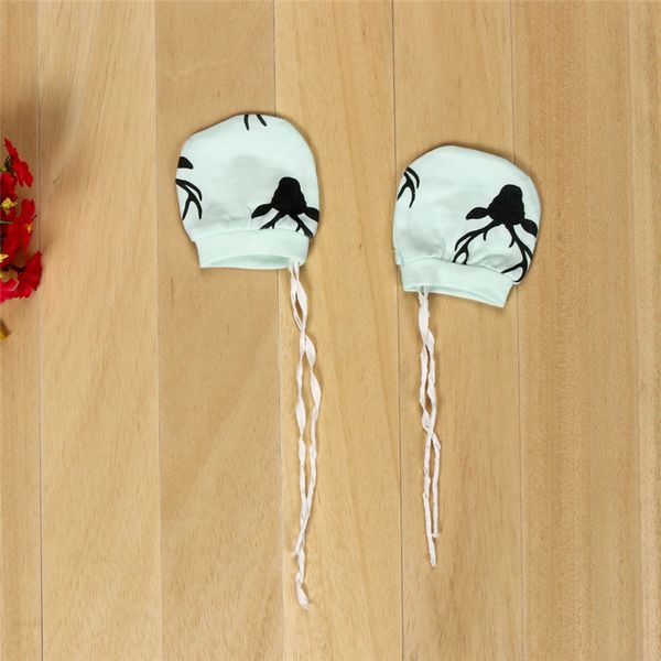

2018 new arrival baby sleepers 1set newborn baby xmas reindeer gown hat no scratch mittens 3pcs outfits clothes baby pijama z#, Blue;red
