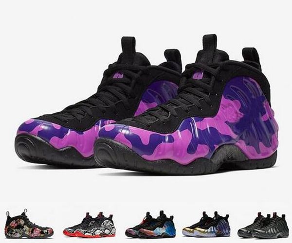 

purple camo foam sneaker penny hardaway one pro men basketball shoes sneakers sequoia habanero red denim obsidian floral snakeskin lny shoes