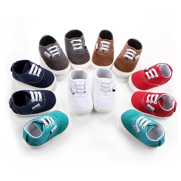 

first walkers 2021 baby sneakers toddler boys girls soft sole anti-slip infant canvas shoes
