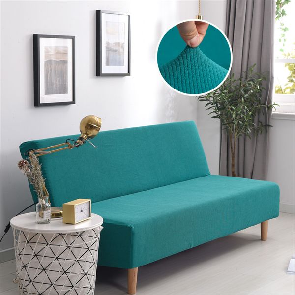 

corduroy sofa bed cover thick stripes stretch couch cover furniture slipcover without armrest folding for office sofa bed