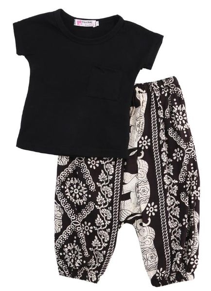 

2020 setelan kaos t-shirt lengan pendek + celana panjang untuk unisex, White