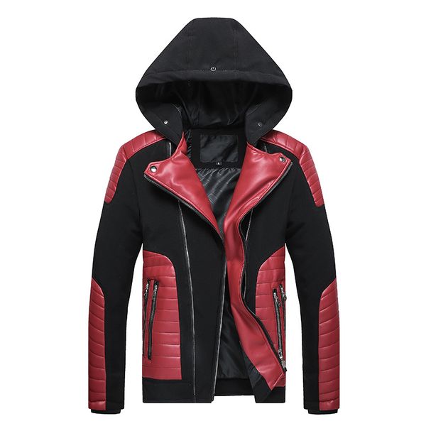 

men's cotton-padded clothes men's coats thickened cotton-padded clothes, Black