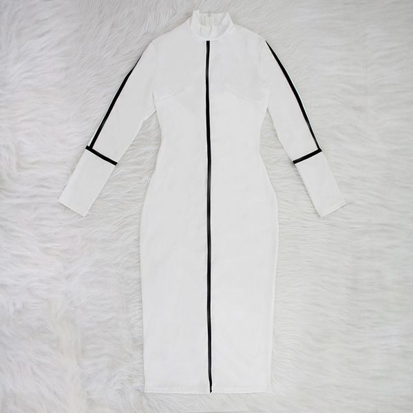 

women long dresses casual fashion long sleeve turtleneck dress white color dress for girls autumn winter crew neck clothing s-2xl, Black;gray