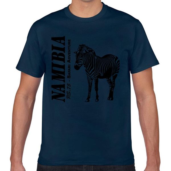

t shirt men namibia zebra casual black custom male tshirt, White;black