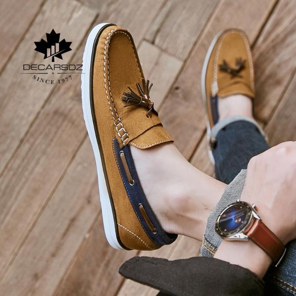 

2020 new men's casual shoes male boat shoes spring men's comfy fashion slip-on man mixed colors loafers, Black