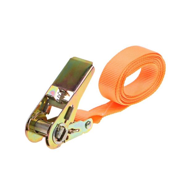 

1m/3m/4m/6m porable heavy duty tie down cargo strap luggage lashing strong ratchet strap belt with metal buckle