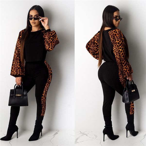 

black womens tracksuits designer long sleeve snakeskin grain bodycon two pieces pants casual female 2pcs sets, White