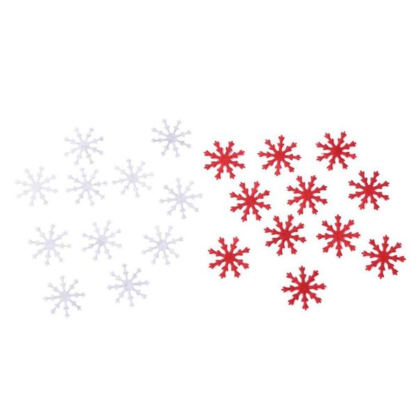 

100pcs chirstmas snowflakes diy scrapbooking home party wedding decor