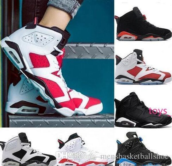 

carmine 6 basketball shoes classic 6s unc black blue white infrared low chrome women men sport sneakers red oreo alternate oreo black cat