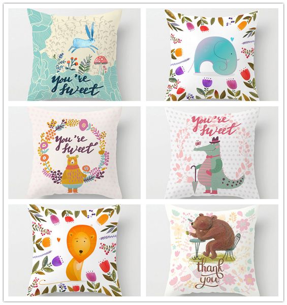 

amazon explosion cute cartoon pillow covers white super soft short plush pillowcase 7 style options more styles contact us customizable r134