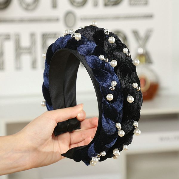 

vachetta tan fresh lady accessories headband with litter pearl hair cutting style with hairbands alice band cerchietto aliceband xhdqa, Black;brown