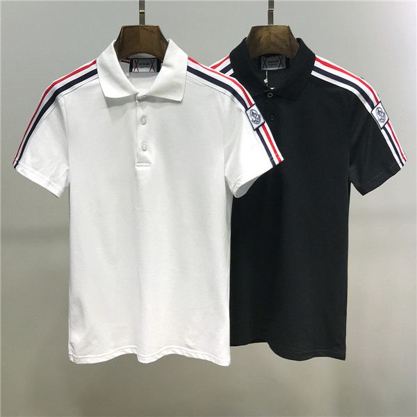 

2020 летний новый фьюжн мужского роскошного дизайнера улыбающегося лицо украшение футболка сша размер футболка ~ дизайнер мужских короткий р, White;black