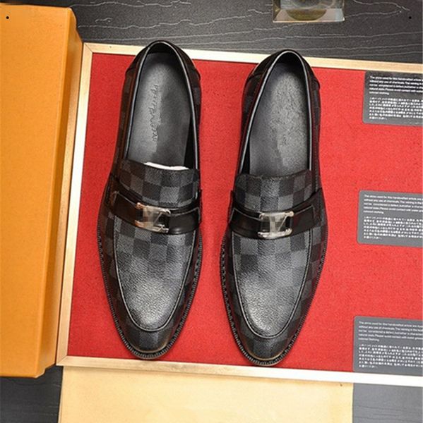 

fashion men's loafers luxurious tassels leather slip on brown black formal men dress office wedding casual shoes men leather shoes