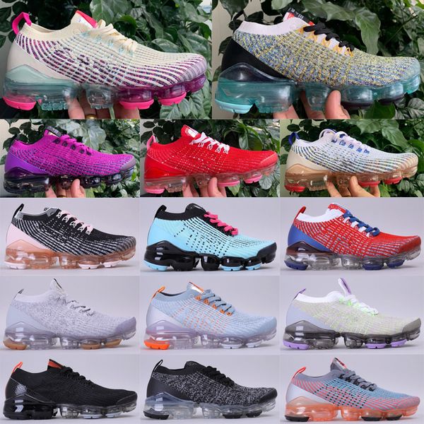 

new fly 3.0 mens designer running shoes 2019 knit women triple white black grey blue purple outdoor sport trainers sneakers