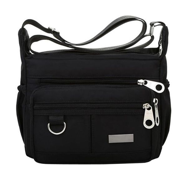 

women shoulder bag female solid zipper luxury handag designer messenger bags nylon summer beach crossbody bag sac a main