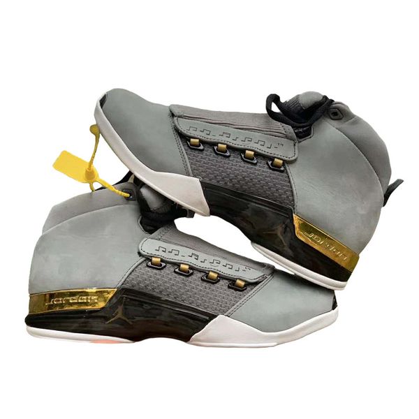 

A quality uede material athletic neaker men port ca ual ba ketball hoe airjodan17 trophy room running hoe ize 41 46