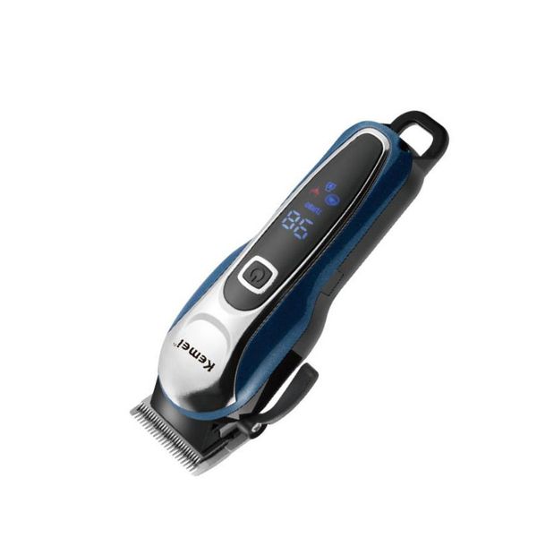 

newst kemei usb rechargeable hair clipper men barber professional electric hair trimmer lcd display hair cutting machine adults kids 5 ebyut