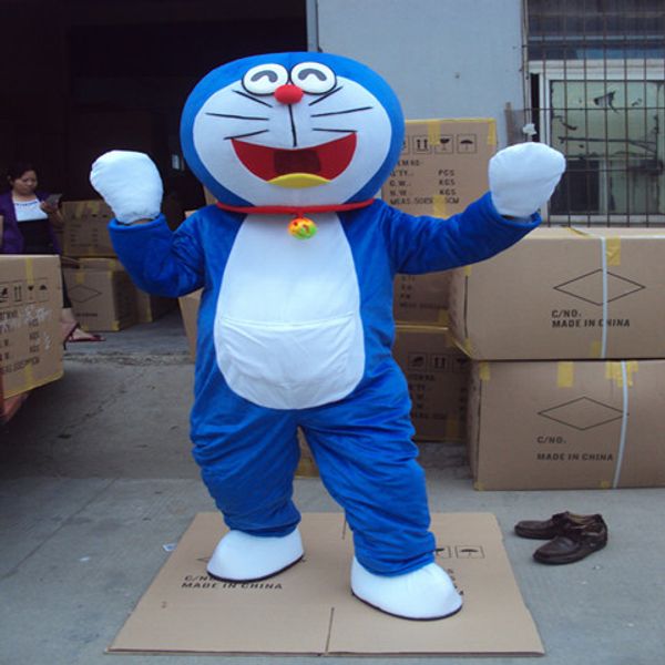 

doraemon mascot costume robocat mascot costume doraemon fancy dress costumes super high quality, Red;yellow