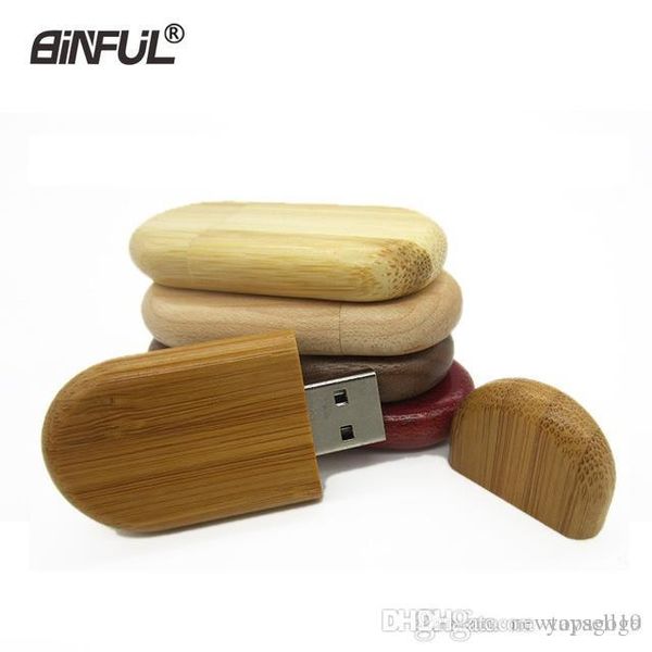

wholesale wooden usb flash drive 4gb 8gb 16gb 32gb 64gb bamboo pen drives wood chips pendrive memory stick u disk personal gift