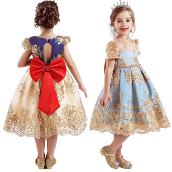 

new toddler girl dresses for little girl school wear children wedding and holiday clothing kids party dresses for girl 8 10t, Red;yellow