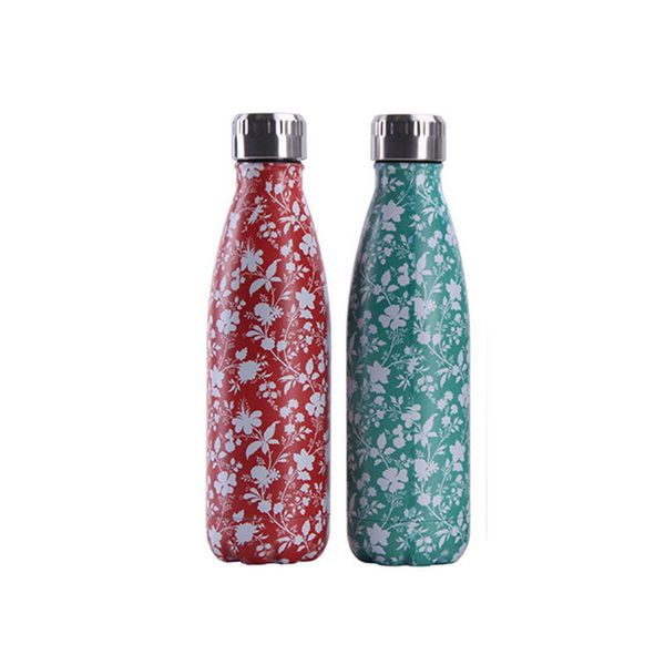 

304 stainless steel insulated cup company promotion gift cup fashion creative star pattern coke bottle