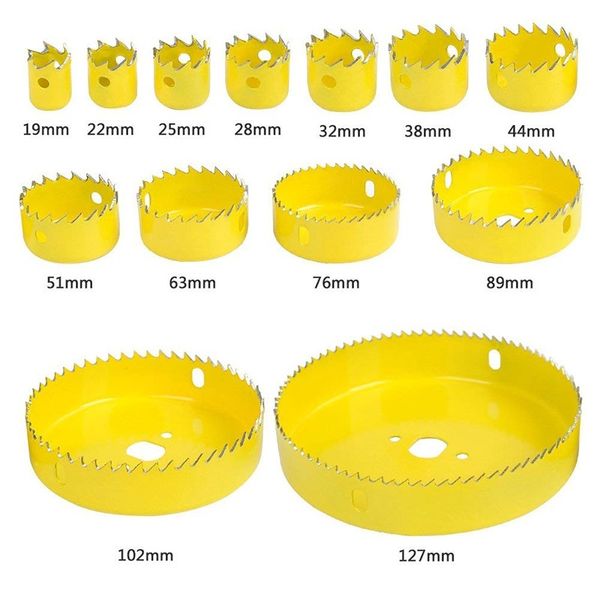 

отверстие увидел сверло комплект древесины листового металла резак оправки пилы 3/4 дюйма-5 дюймов 12-18 шт. полный комплект сверлом для рез
