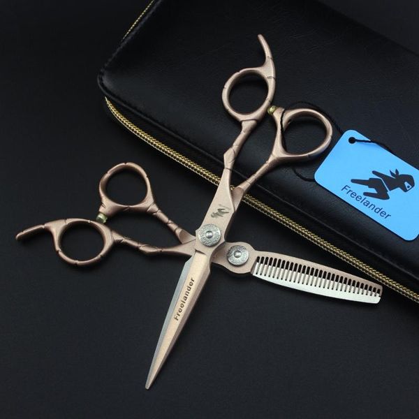 

6.0 inch gold crocodile handle hairdressing scissors salon scissors senior barber essential durable