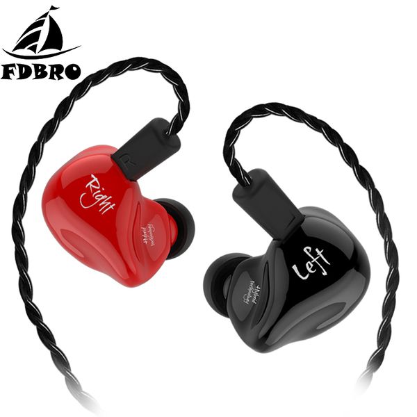 

fdbro kz zs4 наушники гибридная стереофоническая hifi-гарнитура в ушном мониторе бег спортивная гарнитура с шумоподавлением игровые наушники
