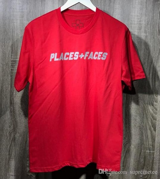 

fashion places + faces 3m reflector t shirts hip hop skateboard o neck summer classic cotton t-shirts, White;black