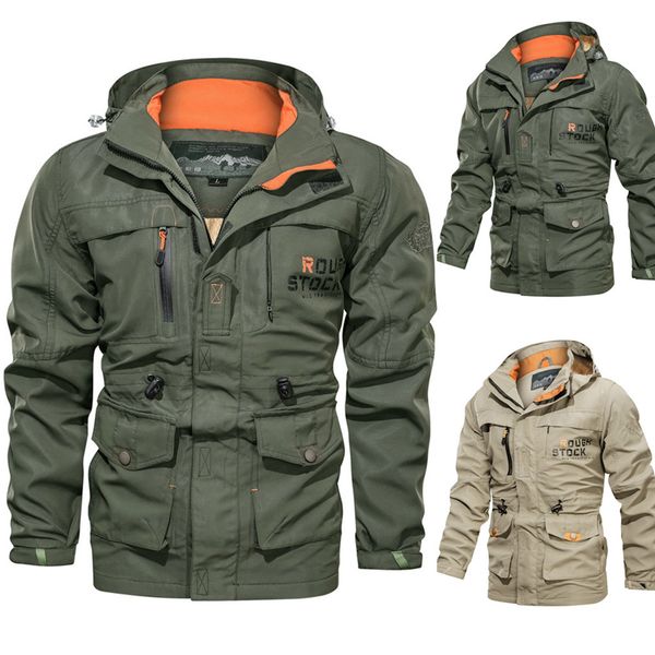 

feitong winter men jacket 2019 casual mens jackets and coats thick parka men outwear jacket male clothing casaco masculino, Black;brown