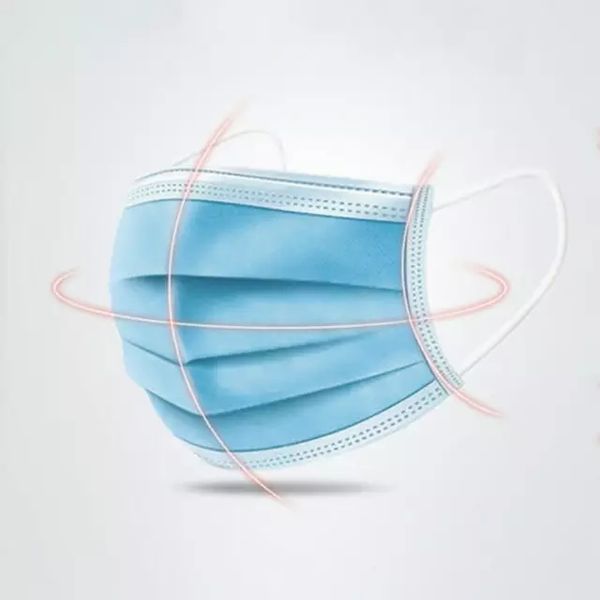 

summer breathable dust-proof anti-foam disposable masks blue spot 50 pack models quick hair quick hair