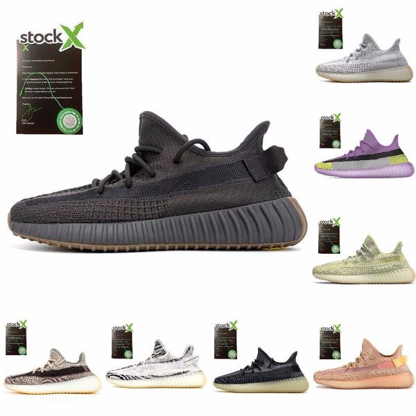 

kanye west static running shoes new israfil cinder desert sage earth tail light zebra womens mens trainers sneakers size 13 luxky j#006449