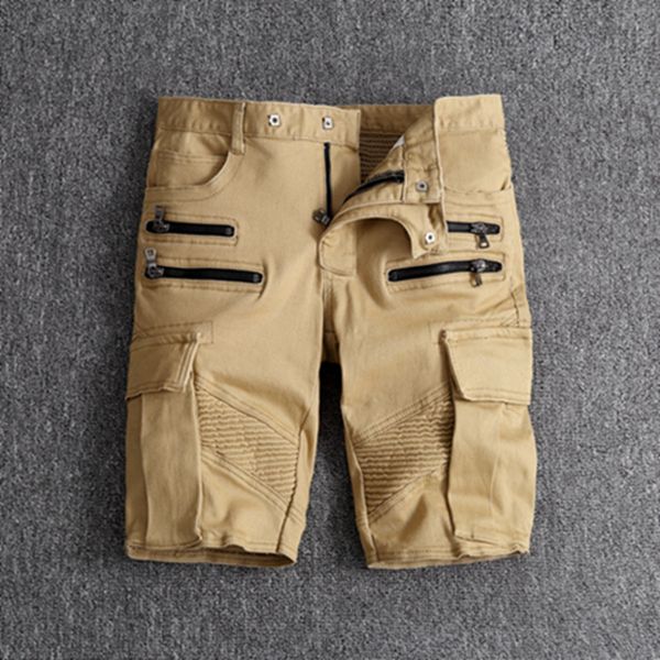 

tooling shorts 2020 men's summer fashion shorts over the knee new trend casual men's shorts wear, White;black