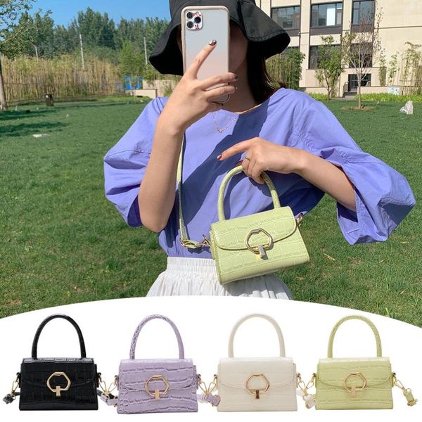 

fashion exquisite shopping bag retro casual women totes shoulder bags female leather solid color chain handbag