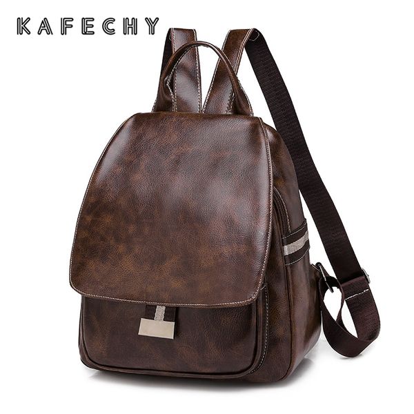 

new fashion leather luxury backpack for women pu backpacks student school bag ladies girls bagpack shoulder bag mochilas