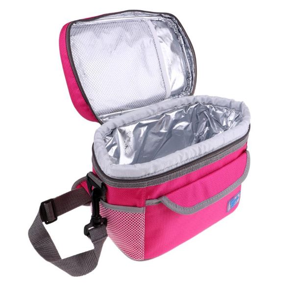 

insulated cooler bag lunch time outdoor sandwich drink cool storage chilled zip