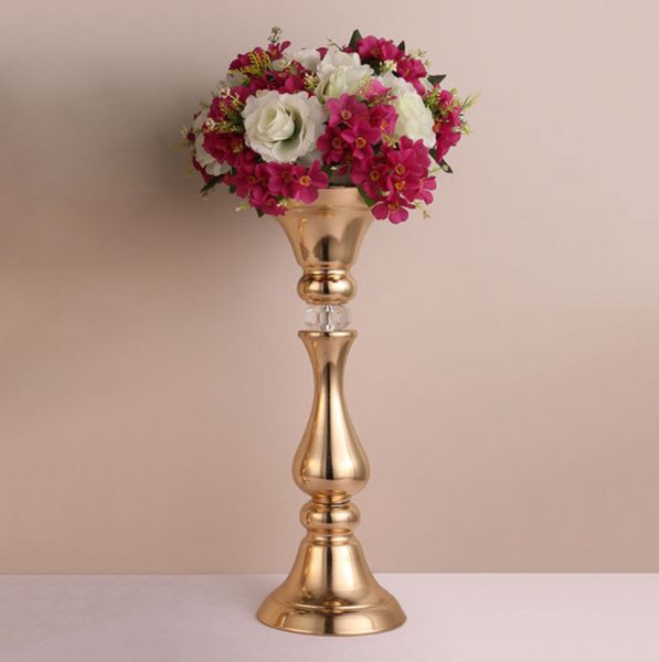 novo casamento estilo candelabros de ouro estande floral atacado para decoração senyu0383 tabela do casamento