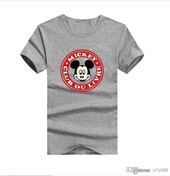 

19ss big mouse summer new arrival designer clothing men's fashion t-shirts medusa print tees size m-3xl, White;black