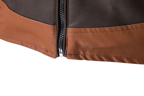 

casual autumn clothing men's wolverine leather jacket logans motorcycle locomotive leather coat large size m-5xl y999, Black