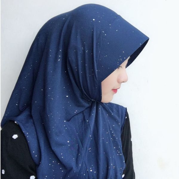 

diamond cotton one piece instant muslim hijab head wear head scarf