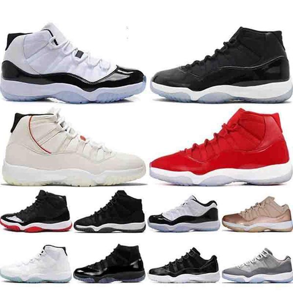 

2019 11 11s concord 45 basketball shoes low se snakeskin men women cap and gown prom night fashion luxury mens women designer sandals shoes