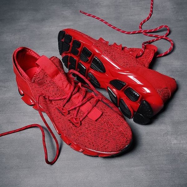 

дешевые горячая продажа мода мужская обувь mesh дышащие кроссовки walking мужчины обувь new комфортная легкие кроссовки aa-200228190