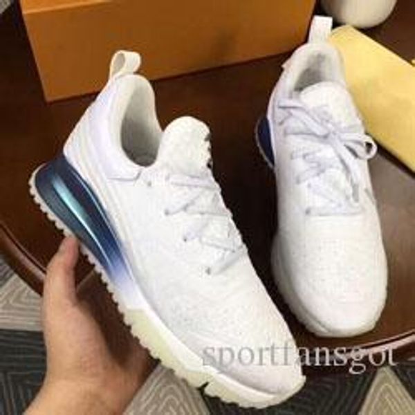 

2020 new luxury shoes vnr casual women men sneakers white black green knit lace-up luxury trainers high shoes with box