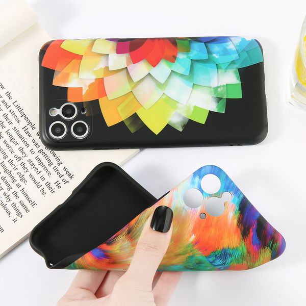 

lovebay phone case for iphone 11 pro max x xr xs max fashion colorful pattern soft imd art cases cover for iphone 6 6s 7 8 plu