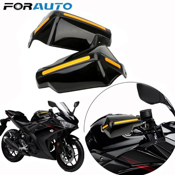 

forauto 1pair motorcycle handle protector windproof shield handlebar handguards hand guard protection gear motorbike accessories