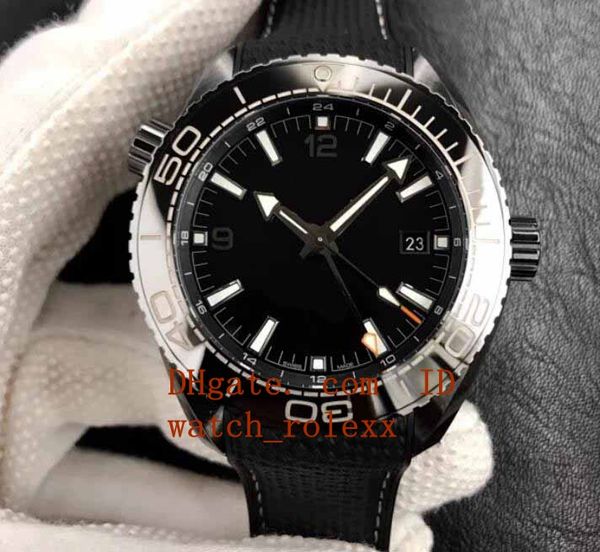 

mens vs planet ocean deep black 45.5mm cal.8906 ceramic zr02 high gloss black dial nylon clad rubber automatic sapphire watches 2020, Slivery;brown