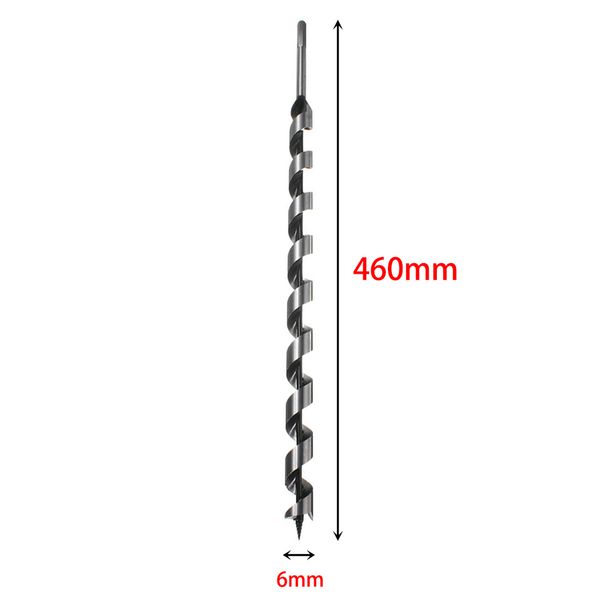 

460mm 6-28mm hex shank brad point drill sds drill bit spiral wood drilling tool kits for professional woodworking hole punching