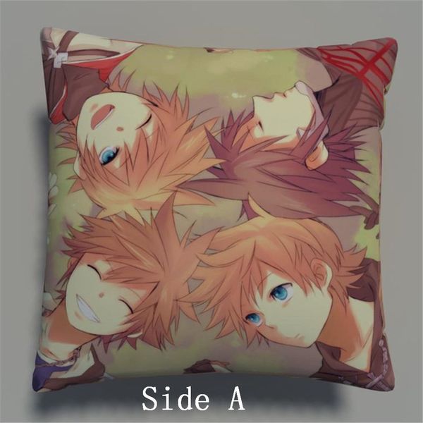 

suef anime manga kingdom hearts roxas anime two sided pillow cushion case cover 382 pillow case